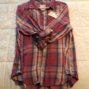 So Favorite Button Down Shirt, Large NWT